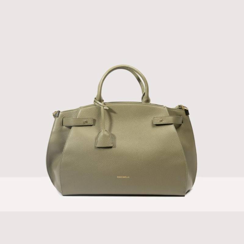coccinelle - KLICHE Businesstasche Handbag Kliche Laurel Green Oliv von coccinelle