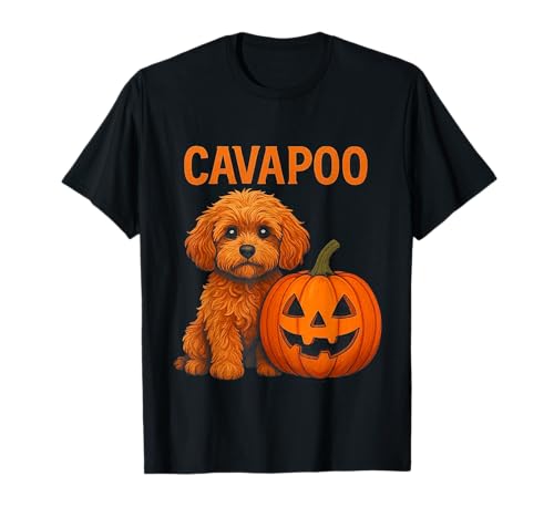 Cavapoo Kürbis Halloween Kostüm Kleinkind Kinder Herren Damen T-Shirt Cavapoo Kürbis Halloween Kostüm Kleinkind Kinder Herren Damen T-Shirt von cockapoo cavapoo cavoodle Halloween Costume Gifts