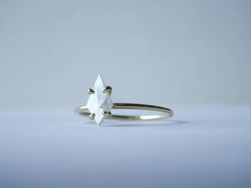 Diamant Rosenschliff 18K Goldring Diamant Rosenschliff 18K Goldring von cocobijouxco