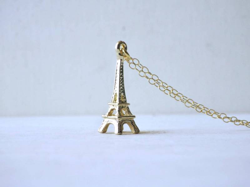 Eiffelturm Kette in Gold Eiffelturm Kette in Gold von cocobijouxco