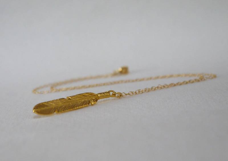 Federkette in Gold Federkette in Gold von cocobijouxco