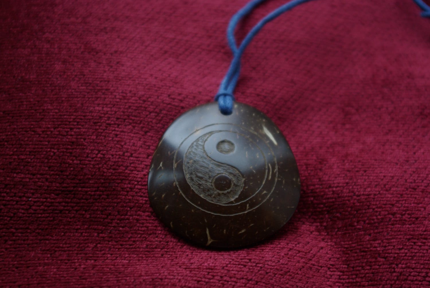 Kokosnuss Schale Yinyang Muster Anhänger Kokosnuss Schale Yinyang Muster Anhänger von coconox
