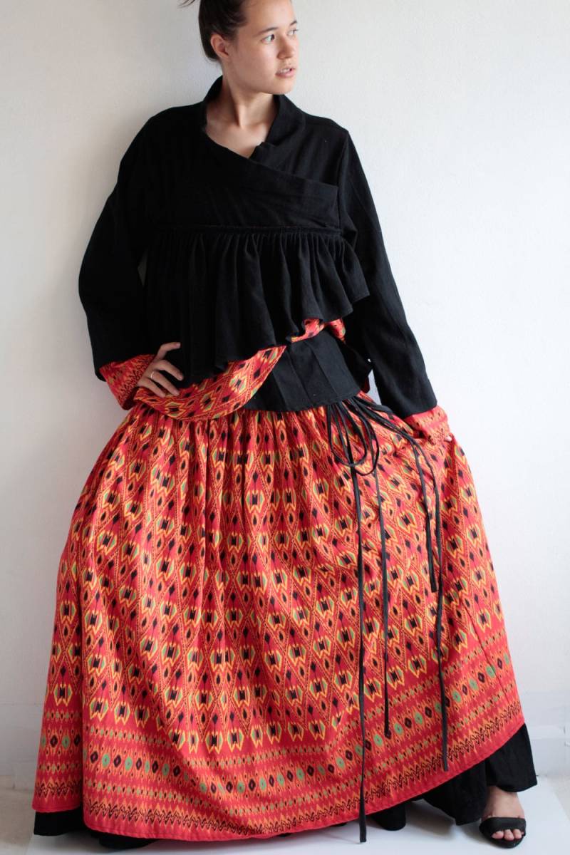 Hoffnung Schwebt ... Süßer Maxirock, Seidenmischgewebe | Universalgröße Passend Für S-L von cocoricooo