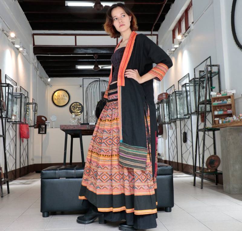 Hoffnung Schwebt ... Süßer Maxirock, Seidenmischgewebe | Universalgröße Passend Für S-L von cocoricooo