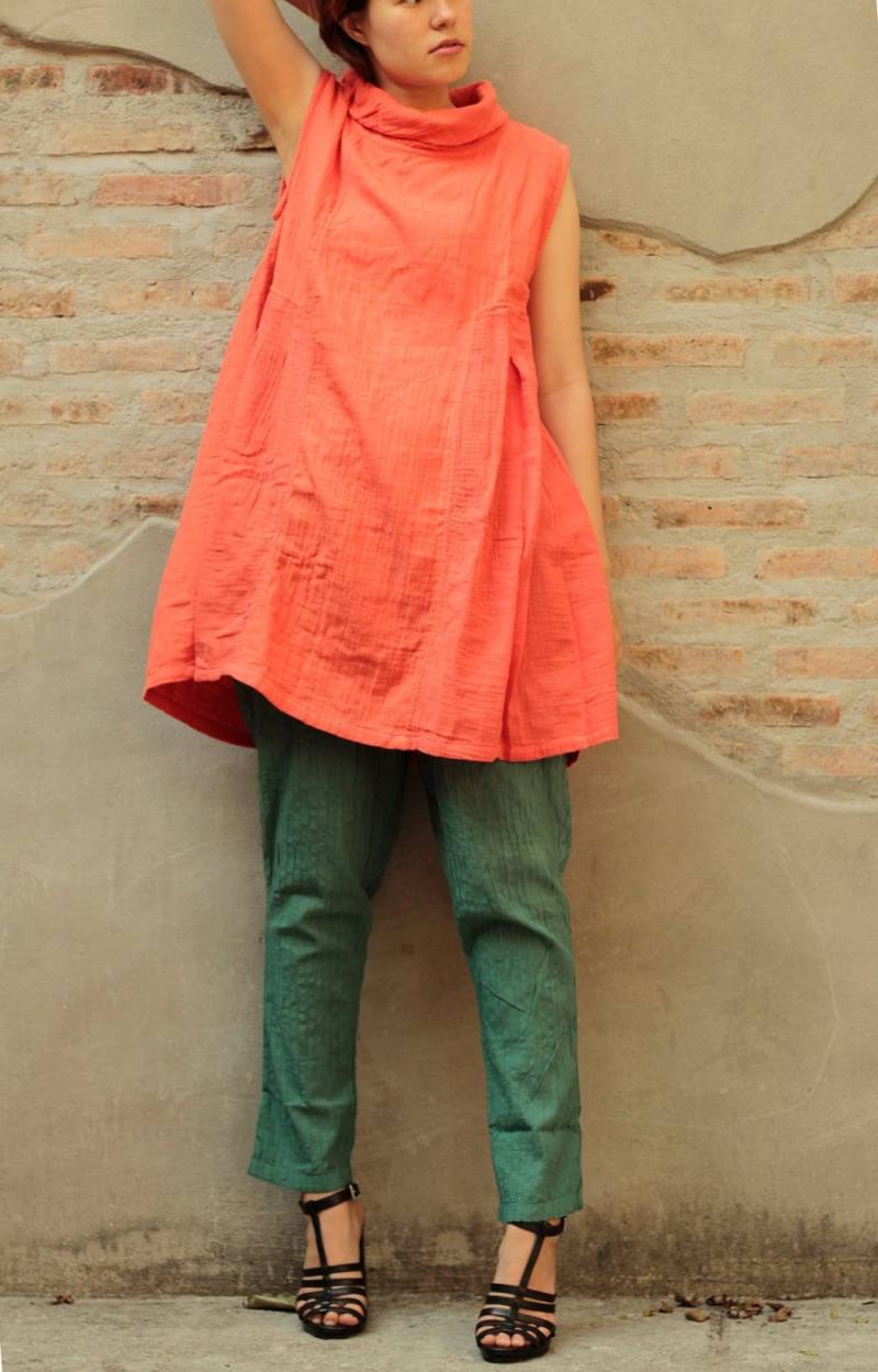 Tulip Tunika/Minikleid Rollkragen ... Aubergine | S-L von cocoricooo