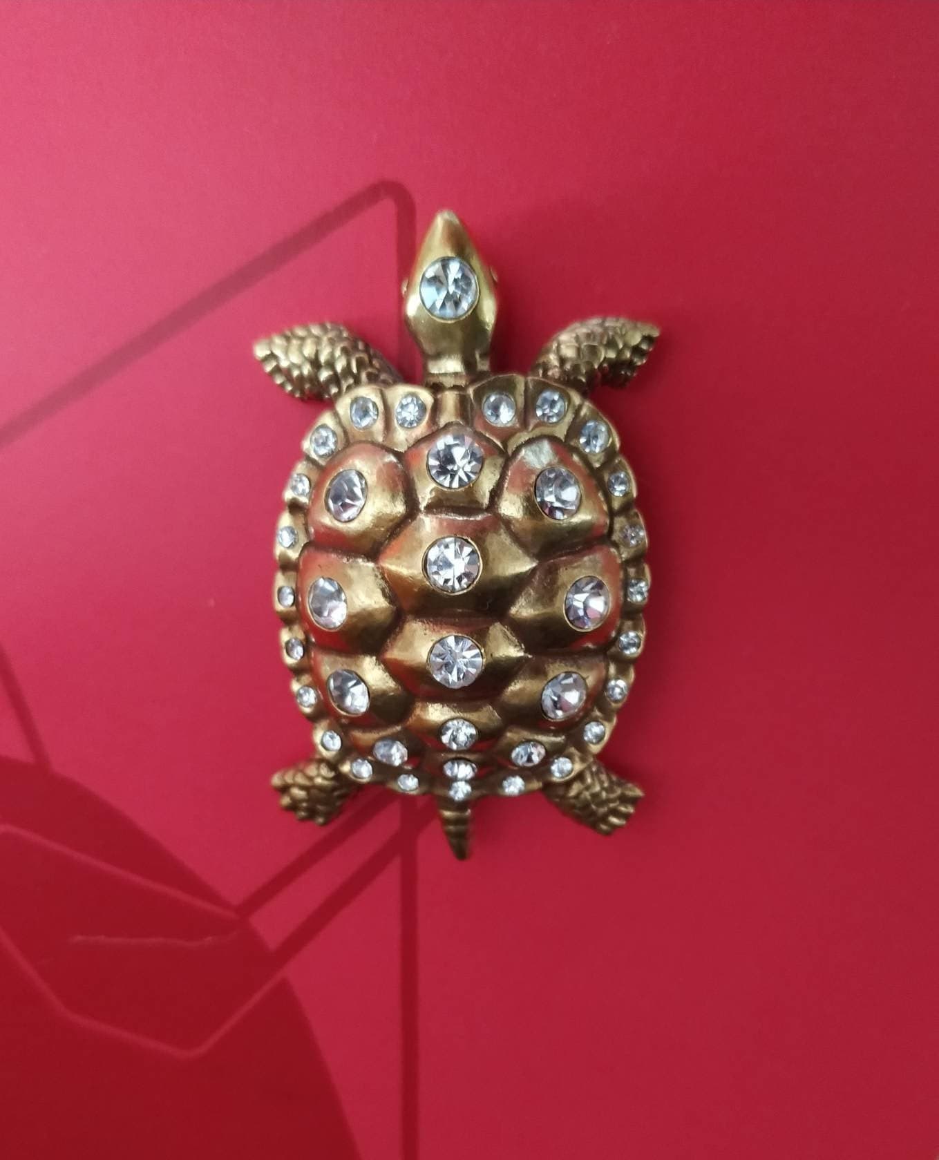 mma Goldton Und Strass Schildkrötenbrosche mma Goldton Und Strass Schildkrötenbrosche von cocotteminute