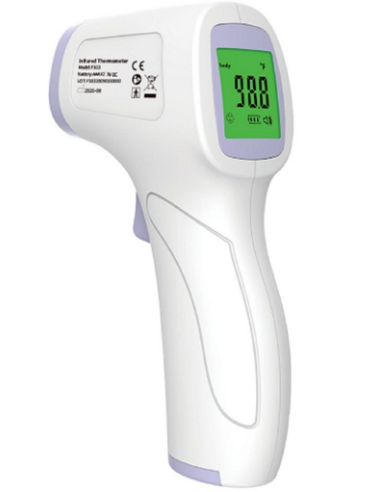 cofi1453 Infrarot-Fieberthermometer Infrarot Fieberthermometer mit LCD Display Thermometer Temperatur kont von cofi1453