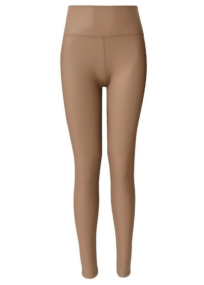 cofi1453 Leggings Damen Lederhose Leder Leggings Lederimität Strumpfhose von cofi1453