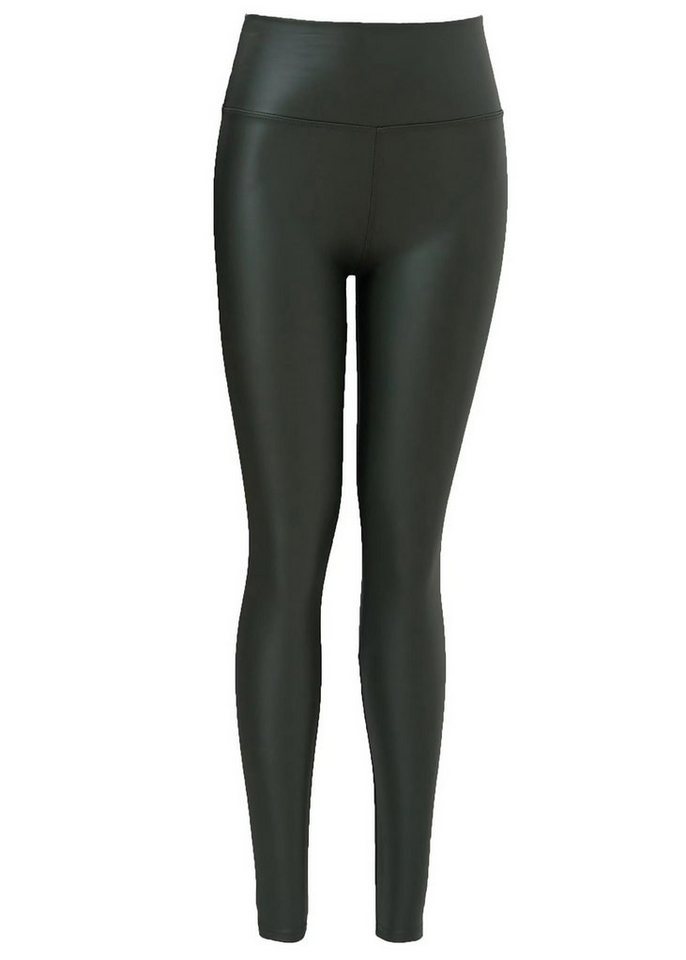 cofi1453 Leggings Damen Lederhose Leder Leggings Lederimität Strumpfhose von cofi1453