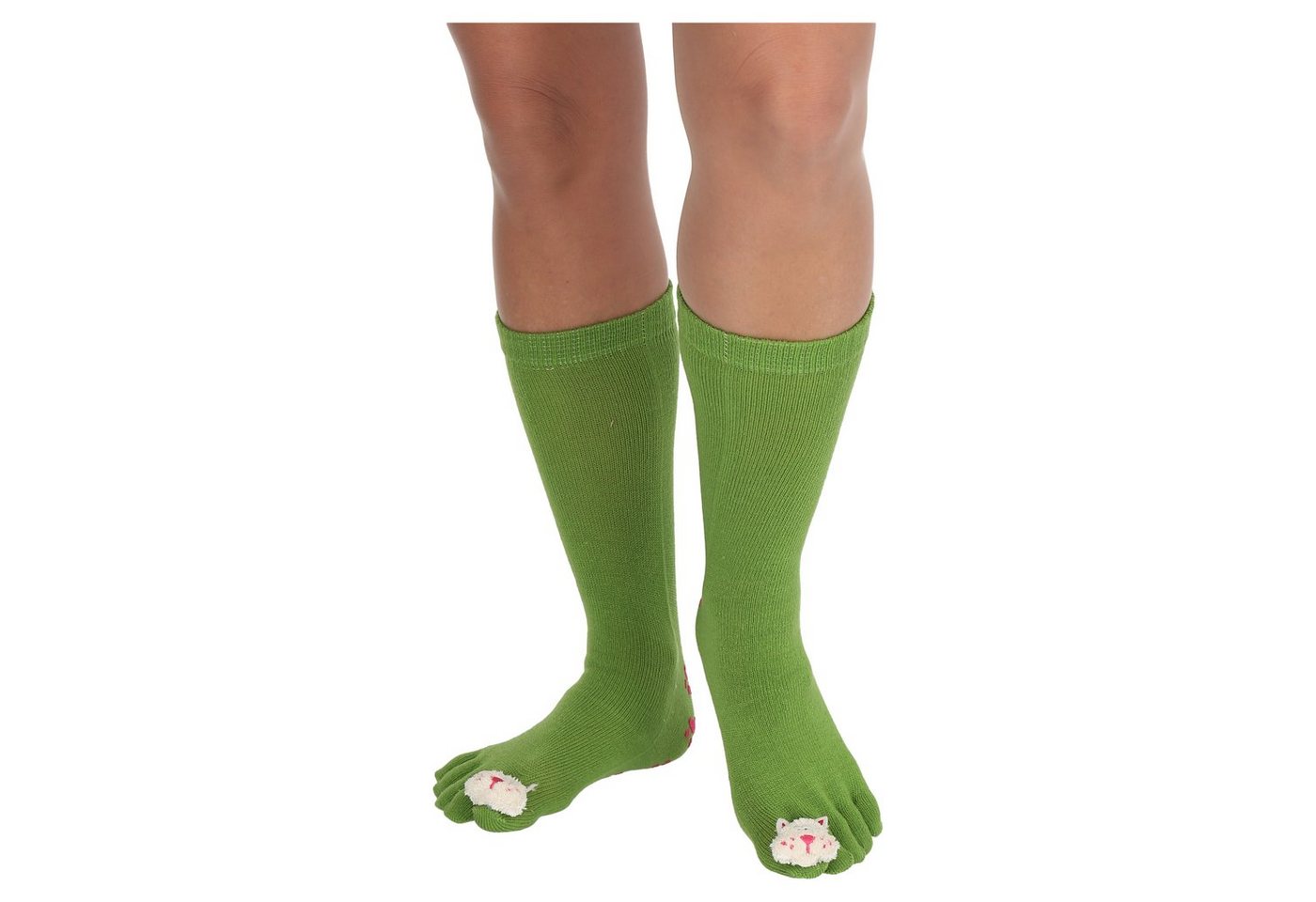 cofi1453 Zehensocken Zehnsocken 5 Finger Socken aus Wolle für Frauen Mädchen Einheitsgröße von cofi1453