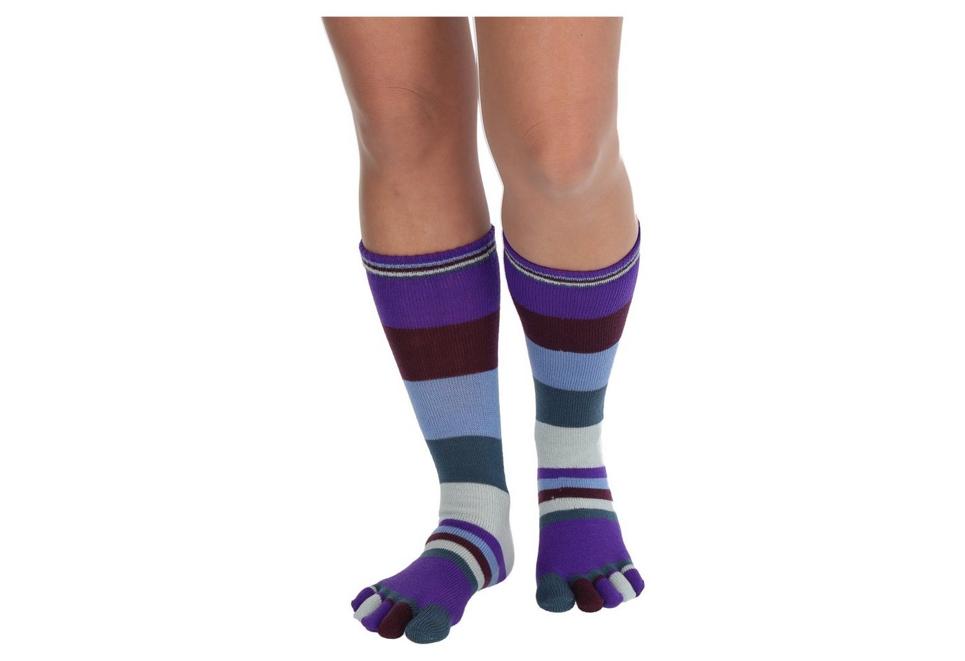 cofi1453 Zehensocken Zehnsocken 5 Finger Socken aus Wolle für Frauen Mädchen Einheitsgröße von cofi1453