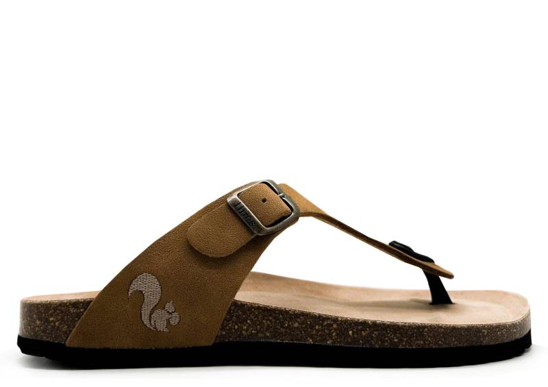 Thies 1856 ® Eco Bio Thong Sandal Vegan Cognac | W/M/x von coilexstore