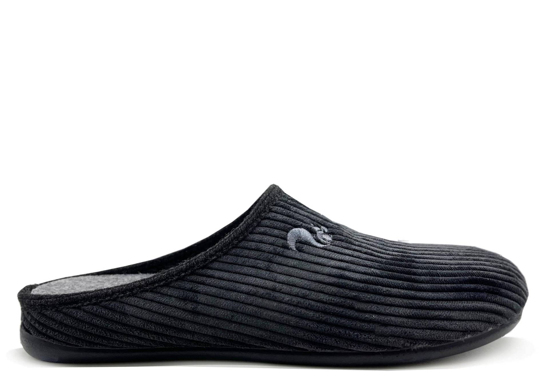 Thies 1856 ® Eco Cord Slipper Vegan Dark Grey | W/M/x von coilexstore