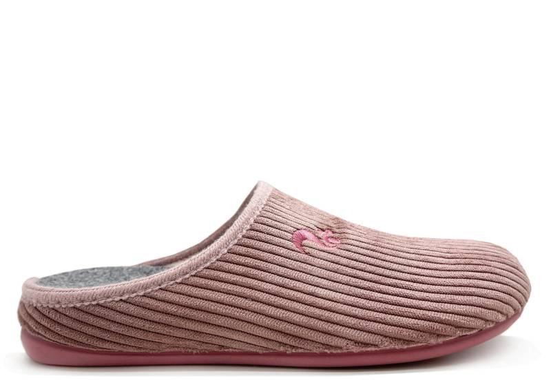 Thies 1856 ® Eco Cord Slipper Vegan Rose | W/M von coilexstore