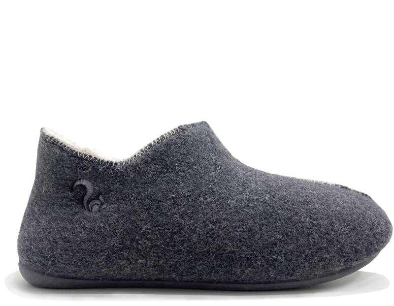 Thies 1856 ® Organic Slipper Boots Vegan Dark Grey | W von coilexstore