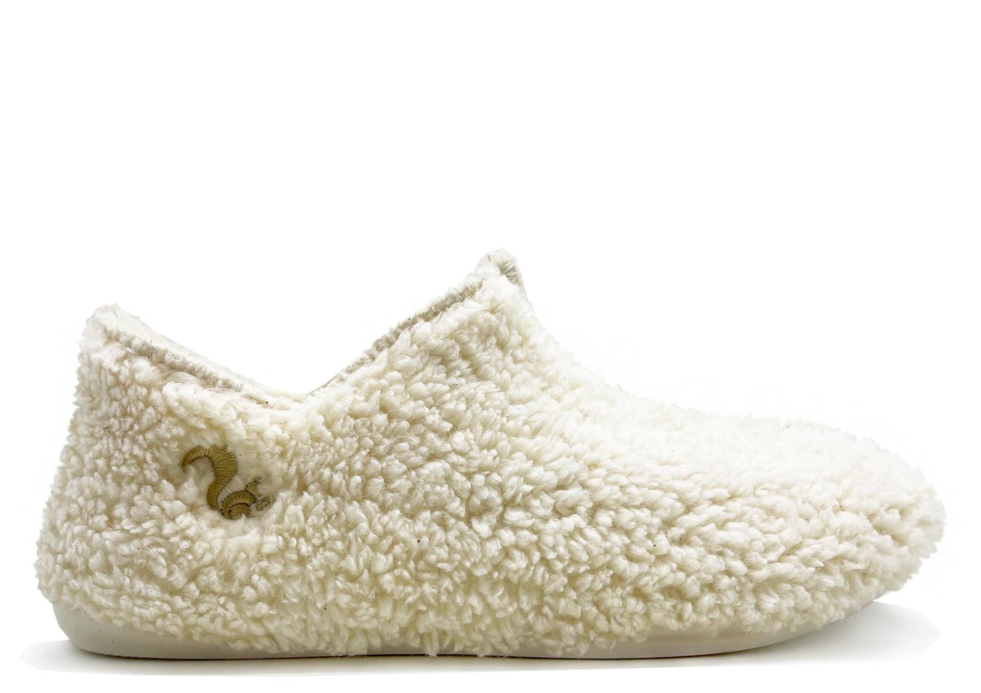 Thies 1856 ® Organic Teddy Slipper Boots Vegan Off White | W von coilexstore