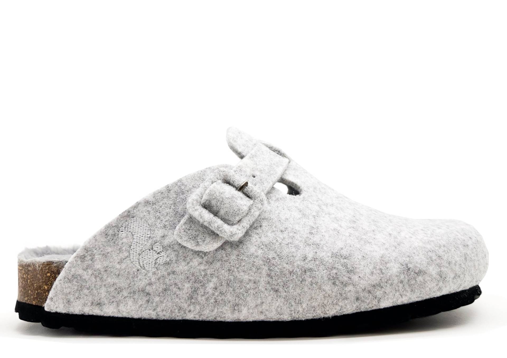 Thies 1856 ® Recycled Pet Buckle Clog Light Grey | W/x von coilexstore