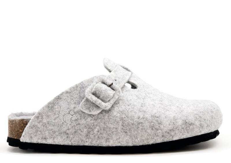 Thies 1856 ® Recycled Pet Buckle Clog Light Grey | W/x von coilexstore