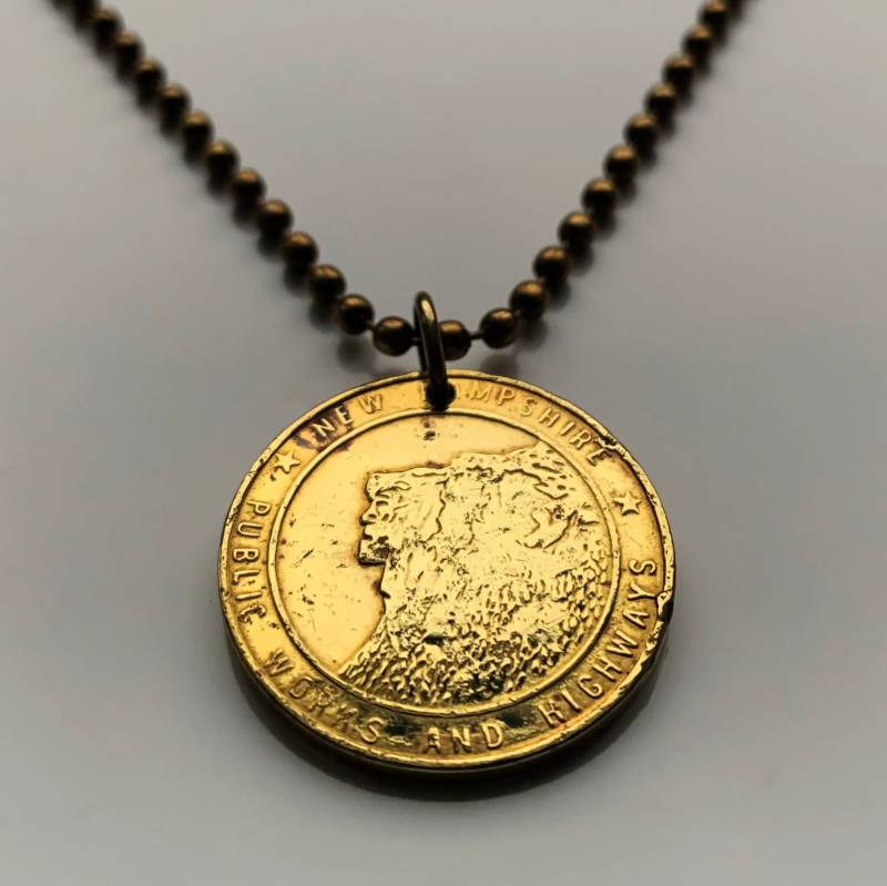 Alter Mann Des Berges New Hampshire Public Works &highway Tunnel Token N001638 Alter Mann Des Berges New Hampshire Public Works &highway Tunnel Token N001638 von coinedJEWELRY