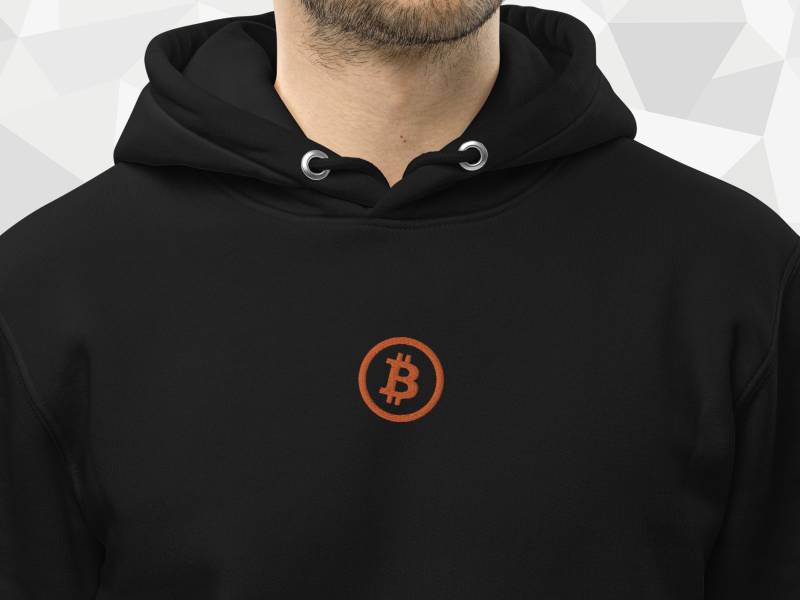 Bitcoin Bio-Hoodie Bestickt Unisex Bitcoin Bio-Hoodie Bestickt Unisex von coinstopDE