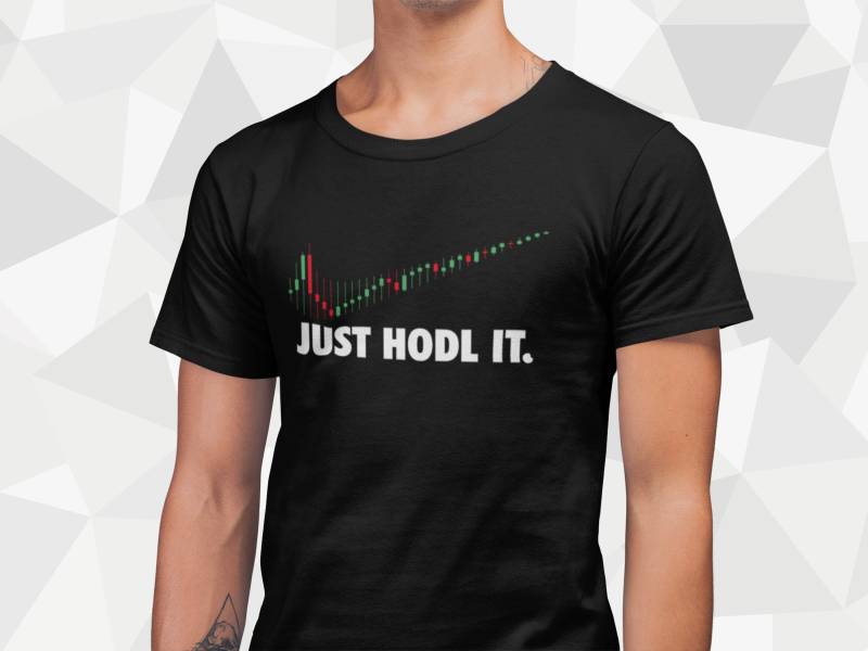 Just Hodl It - Bitcoin T-Shirt Just Hodl It - Bitcoin T-Shirt von coinstopDE