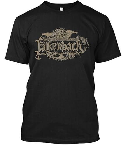 NWT Falkenbach German Folk Musical Group Graphic Art Retro Logo T-Shirt S-4XL Black L von colby