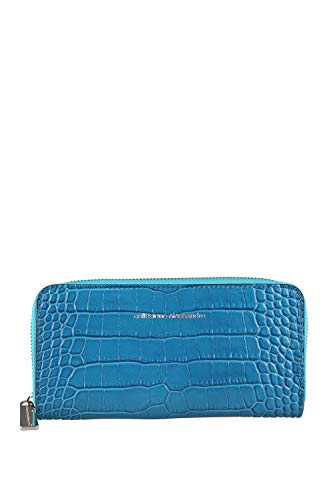 Geldbeutel Sydney aus echtem Leder mit Kroko Prägung 19cm x 10cm x 2,5cm von collezione alessandro