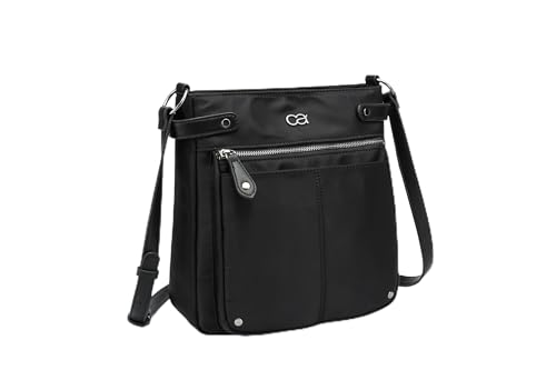 Umhängetasche Styler aus hochwertigem Nylon 29cm x 28cm x 13cm von collezione alessandro