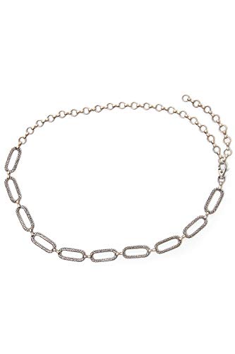 collezione alessandro Kettengürtel Ella mit rechteckigen Teilen von collezione alessandro