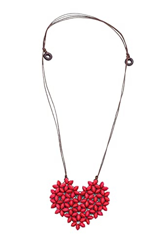 collezione alessandro Lange Kette Blossom mit Herzanhänger von collezione alessandro