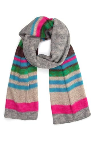 collezione alessandro Schal Bea kuschelig weich in Steifenoptik 200cm x 50cm von collezione alessandro