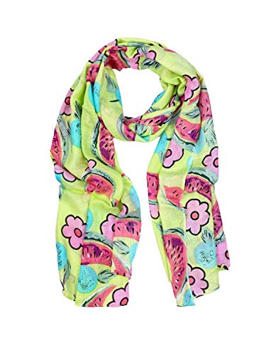 collezione alessandro Schal Melone in kräftigem grün 180cm x 50cm von collezione alessandro