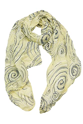 collezione alessandro Schal Himmel mit Seidenanteil, Made in Italy 150cm x 80cm von collezione alessandro