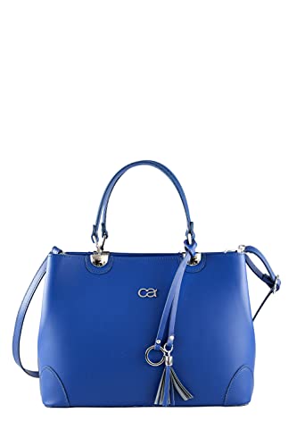 collezione alessandro Schultertasche Mademoiselle aus echtem Leder 31cm x 23cm x 11cm von collezione alessandro