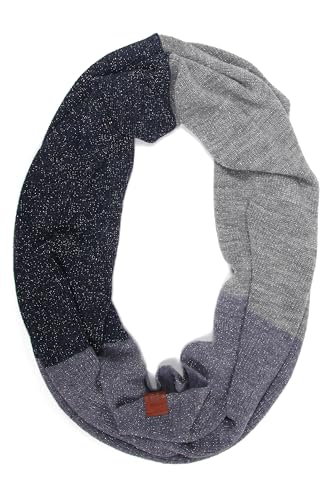 collezione alessandro Winterlicher Loop Bianca mit Glitzergarn 140cm x 60cm von collezione alessandro