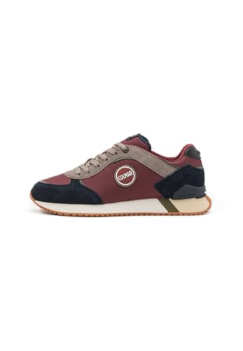 colmar Travis Plus Shades Herren-Sneakers, bordeaux, 42 EU von COLMAR