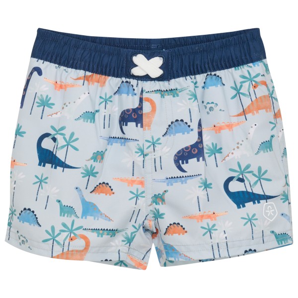 Color Kids - Baby Beachshorts with Diaper AOP - Boardshorts Gr 68 grau von color kids