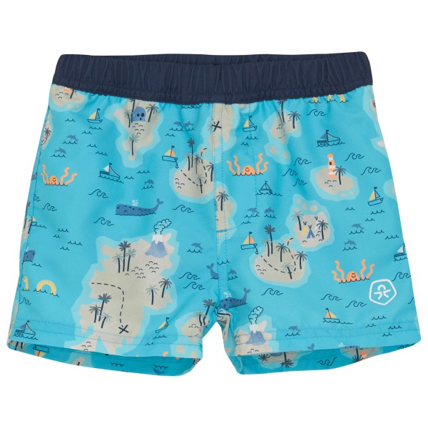Color Kids - Baby Beachshorts  with Diaper AOP - Boardshorts Gr 74 türkis von color kids