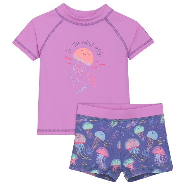 Color Kids - Baby T-Shirt Set S/S - Lycra Gr 74 lila von color kids