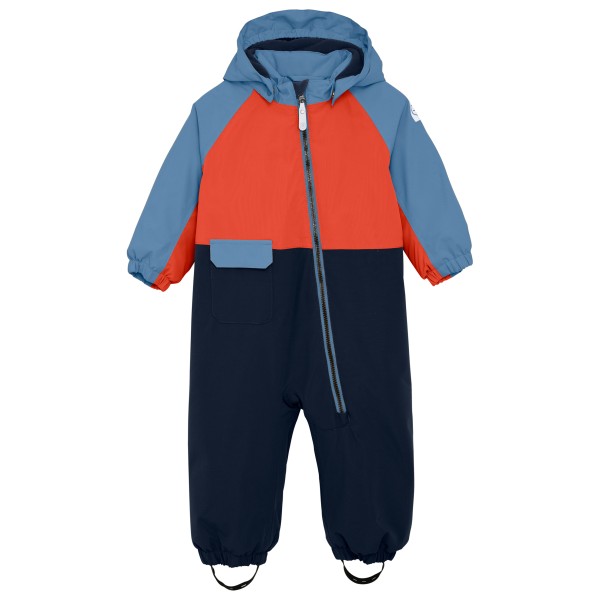 Color Kids - Baby's Coverall Colorblock - Overall Gr 86 blau von color kids