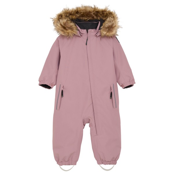 Color Kids - Baby's Coverall with Fake Fur - Overall Gr 92 rosa von color kids