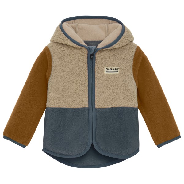 Color Kids - Baby's Teddy Fleece Jacket - Fleecejacke Gr 80 beige von color kids