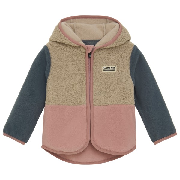 Color Kids - Baby's Teddy Fleece Jacket - Fleecejacke Gr 80 beige von color kids