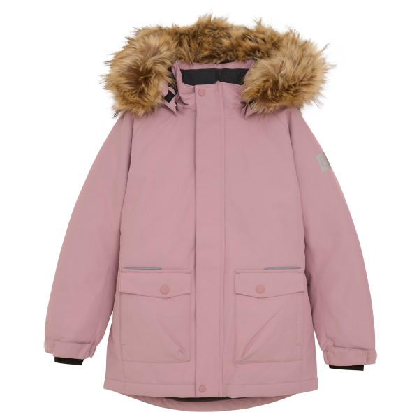 Color Kids - Girl's Parka with Fake Fur - Parka Gr 140 rosa von color kids