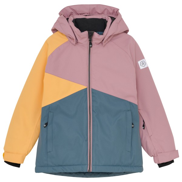 Color Kids - Girl's Ski Jacket Colorblock - Skijacke Gr 134 bunt von color kids