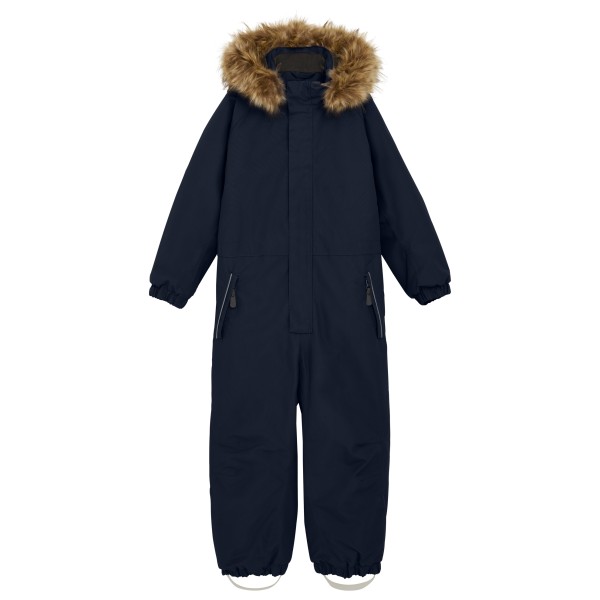 Color Kids - Kid's Coverall with Fake Fur - Overall Gr 104 blau von color kids