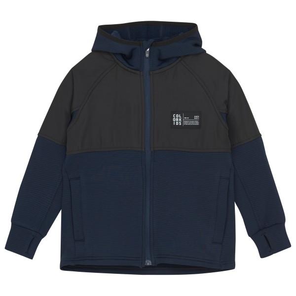 Color Kids - Kid's Fleece Stretch Jacket with Hood - Fleecejacke Gr 152 blau von color kids