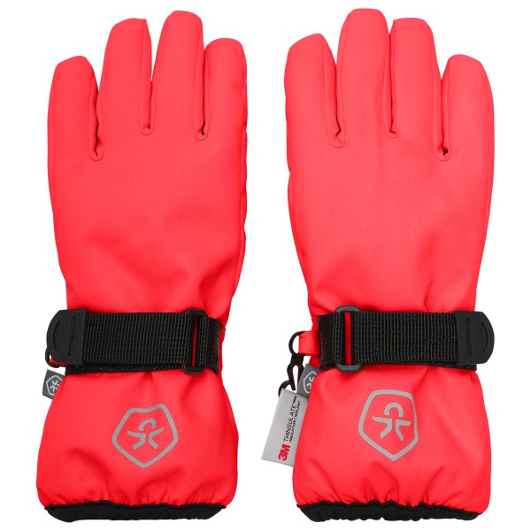 Color Kids - Kid's Gloves Waterproof - Handschuhe Gr 10-12 Years rot von color kids