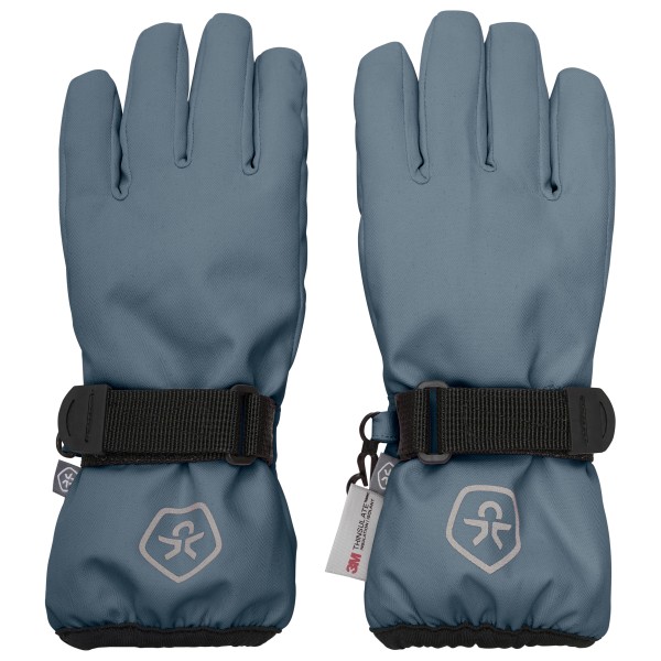 Color Kids - Kid's Gloves Waterproof - Handschuhe Gr 8-10 Years grau von color kids