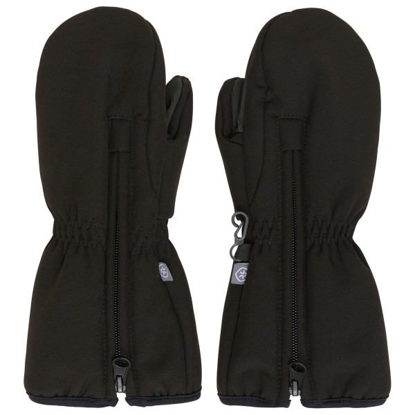 Color Kids - Kid's Mittens Softshell - Handschuhe Gr 1-2 Years schwarz von color kids